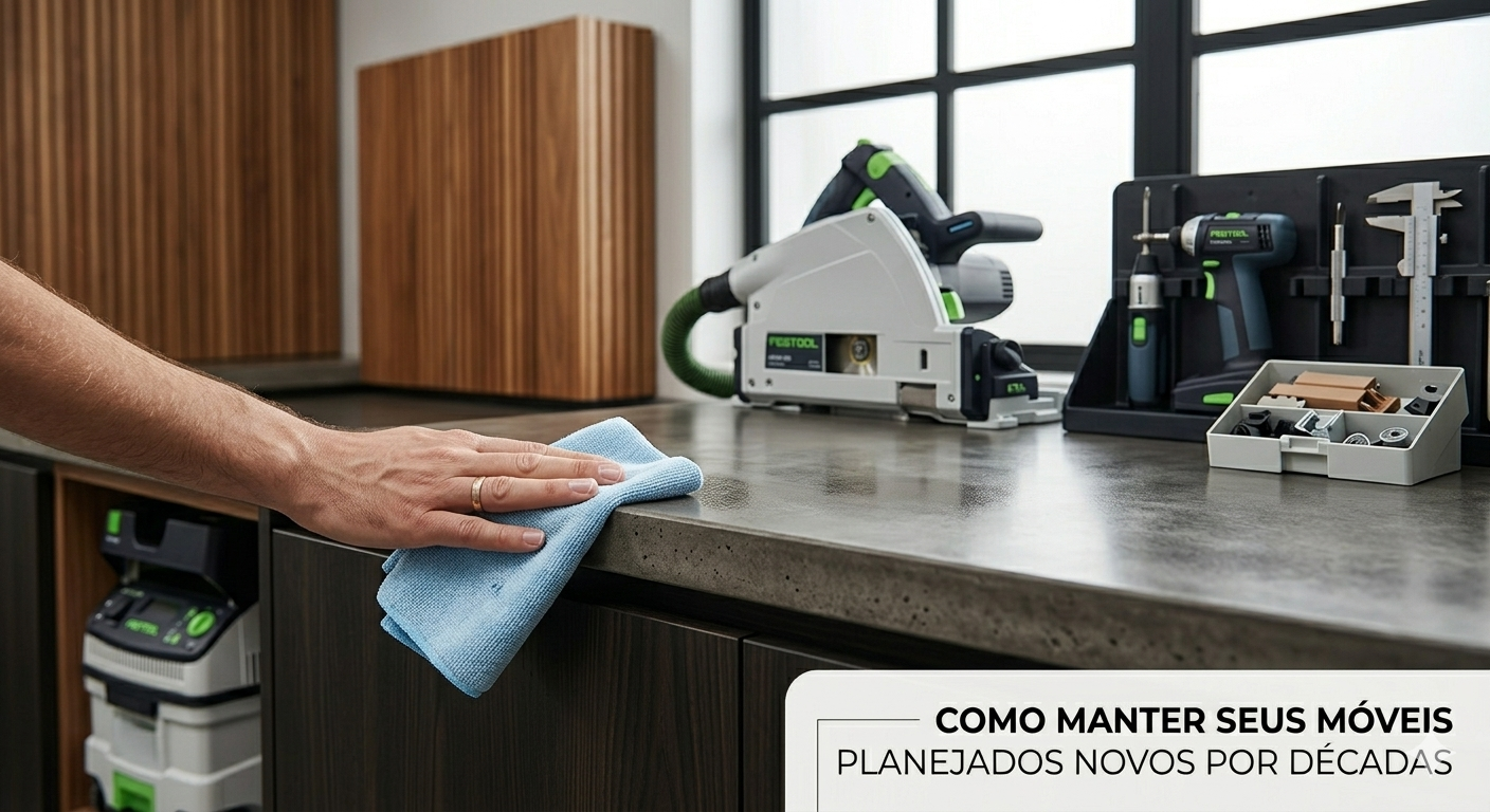 Como manter seus móveis planejados novos por décadas